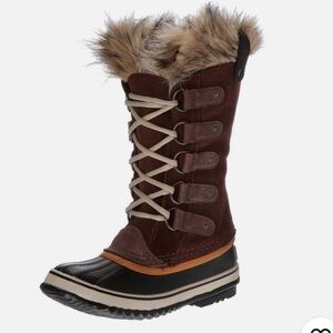 Sorel Women's Brown Joan of Arctic Boots in Tobacco size 8